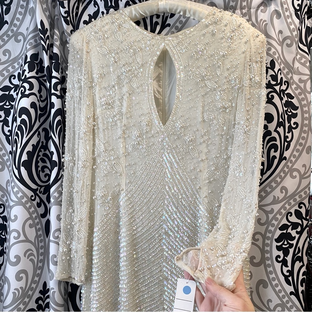 White Beaded Gown